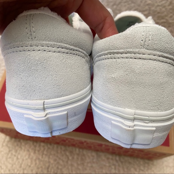 NWT Vans Old School Faux Shearling Lined Sneakers - Picture 7 of 10